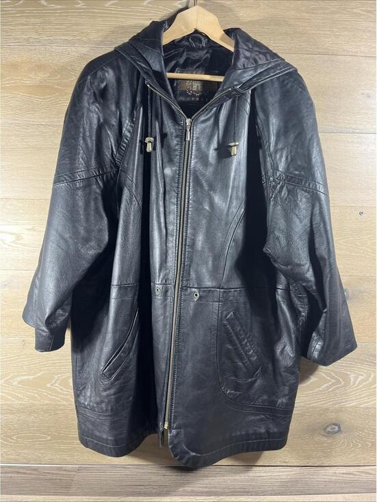 Express Other - VTG 80s Express L Opera Men’s Large Black Quilted Leather  Jacket Thinsulate